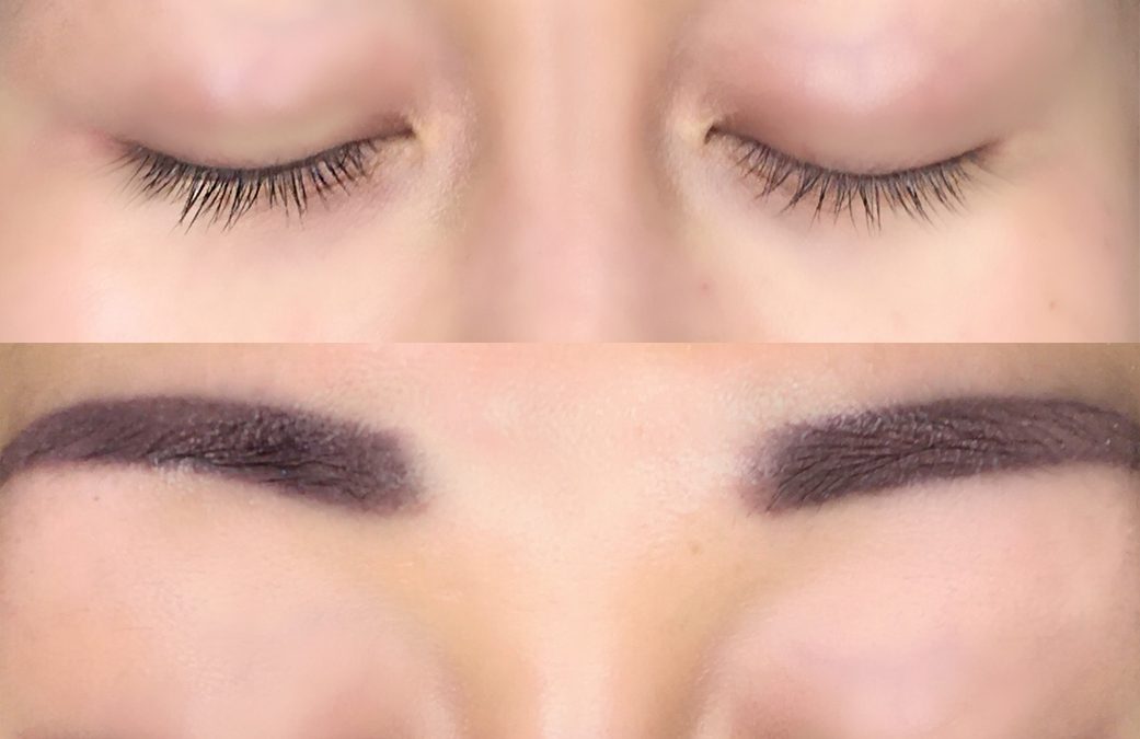 Volume Eyelash Extensions Before & After